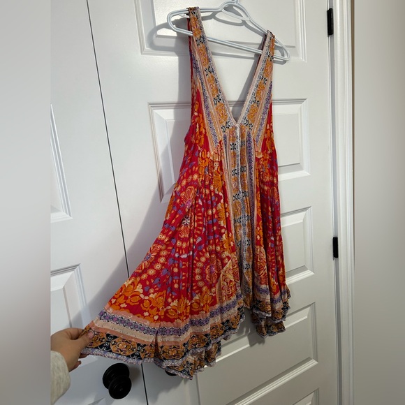 Free People Gypsy Boho Lagenlook Trapeze Slip Dress - Picture 4 of 9